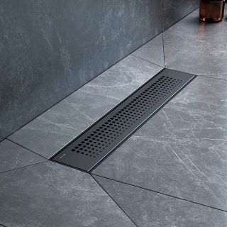 Душевой лоток AM.PM PrimeFlow 40 W02SC-P11-040-01BM с Черной матовой решеткой Cut Gradient